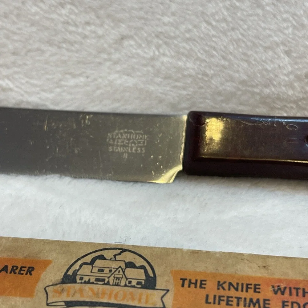 Vintage Stanley Home Products inc Westfield MA utility knife 446‎ serrated edge